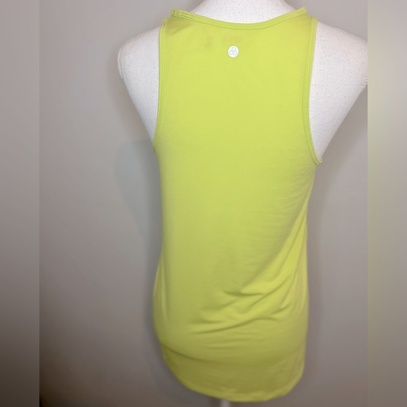 Zella lime green/yellow racerback tank top women’s size XS - Picture 3 of 5